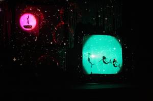 The cast of The Grocer's Goblin and the Little Mermaid.