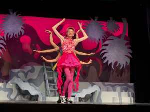 Student actors perform in Seussical Jr.